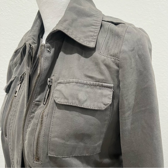 Stylist Grey Military Jacket Size S TOBI - Picture 5 of 6